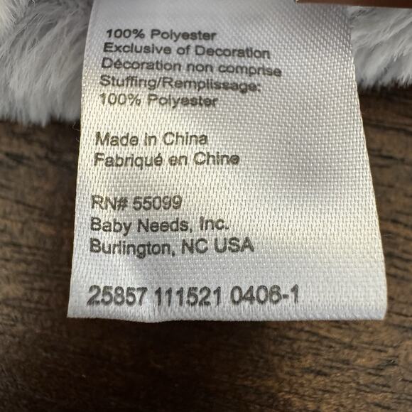 Elegant Baby Lucky the Elephant Snuggler Plush Security Blanket Stuffed Animal - Picture 15 of 16